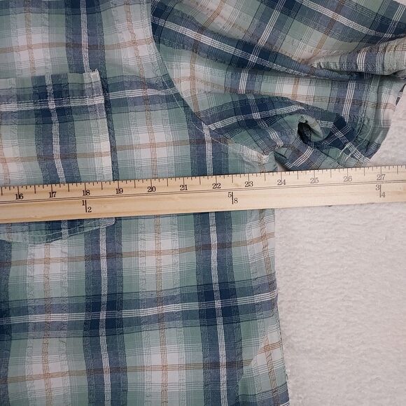 ed Head Brand Co Shirt XL — Short‑Sleeve Cotton Plaid Outdoor Button‑Up - Picture 7 of 13